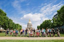 Paris highlights bike tour and Seine river cruise