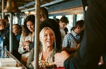 Dark Comedy and Pizza Night on the Iconic Battersea Barge