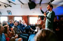 Dark Comedy and Pizza Night on the Iconic Battersea Barge