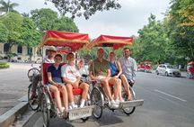 Ha Noi city of heritage with 1-hour cyclo ride half-day guided tour