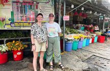 Ho Chi Minh City local street tour by motorbike