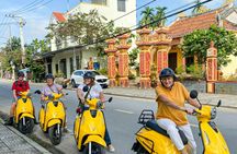 Guided Hoi An countryside and artists electric scooter tour