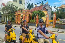 Guided Hoi An countryside and artists electric scooter tour