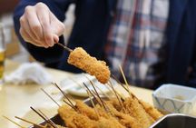 Traditional Japanese guided food tour in Osaka