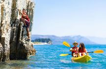 Guided kayaking tour with snorkeling stops from Split