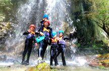 River trekking and body rafting guided tour at Alcantara Gorges