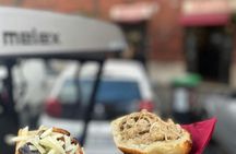 Rome city center food tour in golf cart