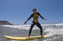Beach surf lessons in Carrapateira