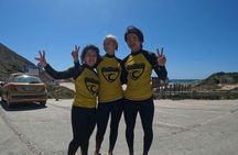 Beach surf lessons in Carrapateira