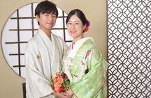 Traditional Japanese wedding photo shoot experience in Tokyo