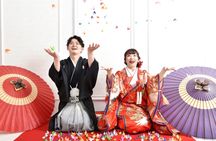 Traditional Japanese wedding photo shoot experience in Tokyo