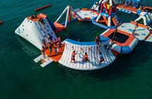 Inflatable Water Park Adventure in the Sea of Salou