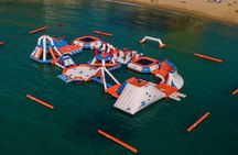 Inflatable Water Park Adventure in the Sea of Salou