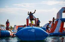 Inflatable Water Park Adventure in the Sea of Salou