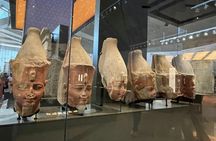 The New Museum and Giza Pyramids with lunch from Matrouh and Alamain