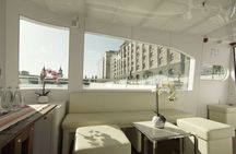 Solar-powered catamaran cruise on Berlin's Spree River