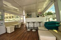 Solar-powered catamaran cruise on Berlin's Spree River