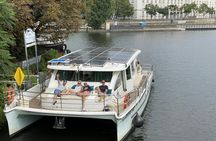 Solar-powered catamaran cruise on Berlin's Spree River