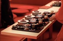 Traditional Zashiki Kaiseki meal with geisha performance