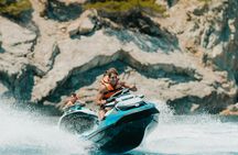 Cala en Basset and Cueva s'Argilau 1-hour jet ski tour