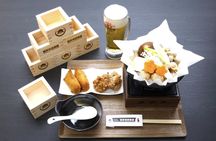 Sumo show experience with chicken hot pot and souvenirs in Tokyo