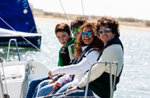 Porto private sailing lesson in a racing boat