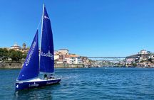 Porto private sailing lesson in a racing boat