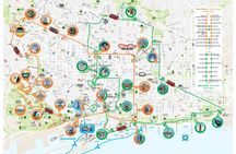 Barcelona hop-on hop-off bus tour with catamaran cruise