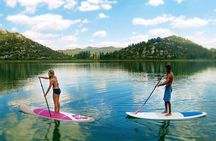 Stand-up paddleboard tour of Baćina Lakes
