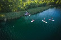 Stand-up paddleboard tour of Baćina Lakes