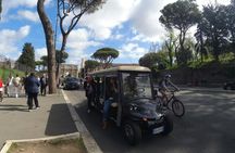 Rome's highlights 3-hour panoramic luxury golf cart tour