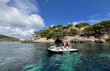 Jet ski adventure from Cala Bona to the Caves of Artà