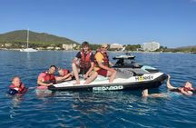 Jet ski adventure from Cala Bona to the Caves of Artà