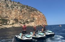Jet ski tour through Cala Millor and Costa de los Pinos