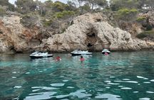 Jet ski ride to the Sea Lion Cave in Mallorca