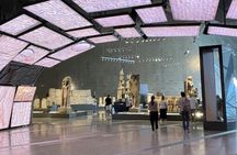 The New Grand Museum and Giza Pyramids with flights from Luxor