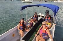 Glass-bottom boat tour to San Andres aquarium and mangroves