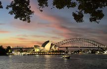 Sydney night open-top double-decker bus tour with guide