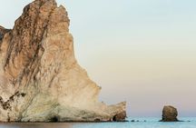 Private sailing catamaran cruise with meal in Santorini