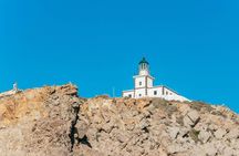 Private sailing catamaran cruise with meal in Santorini