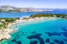 Athens Riviera private catamaran cruise with food and drinks