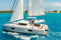 Athens Riviera private catamaran cruise with food and drinks