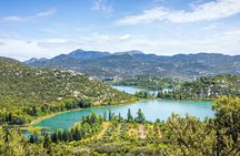 Stand-up paddleboard tour of Baćina Lakes