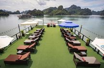 Hạ Long Bay two-day cruise with cave exploration and kayaking