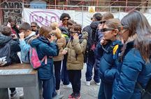 Naples' historic centre walking tour with augmented reality