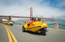 Golden Gate Bridge to Lombard Street tour in a little yellow car