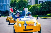 Golden Gate Bridge to Lombard Street tour in a little yellow car