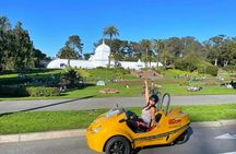 Golden Gate Bridge to Lombard Street tour in a little yellow car