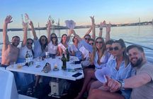 Sunset boat tour to Brijuni National Park with dinner and dolphin watching