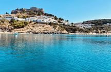 Swim and snorkel boat cruise in Lindos area